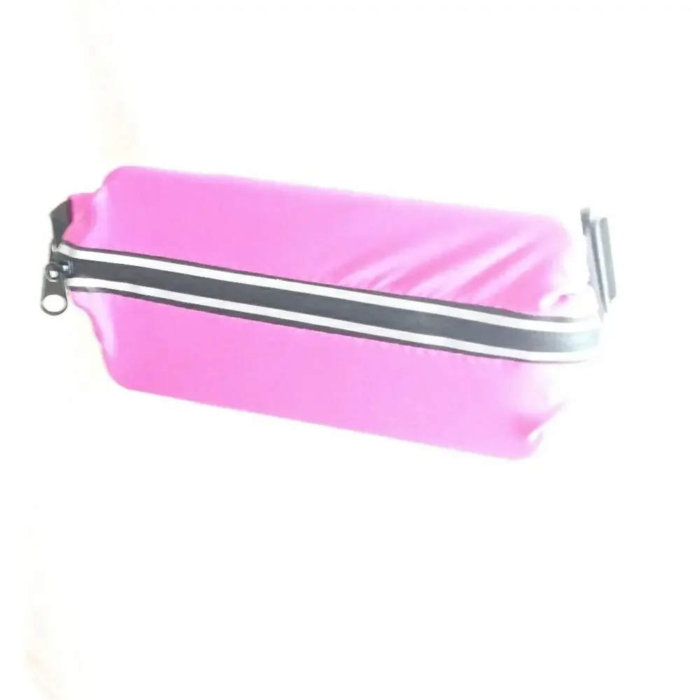 Sakar International Women's Athletic Sports Pink zippered Belt Fitness